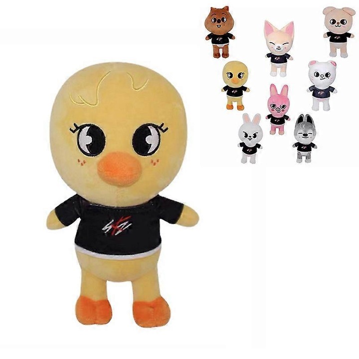 Jucarie de plus, Skzoo, papusa animal de plus, 20cm, galben