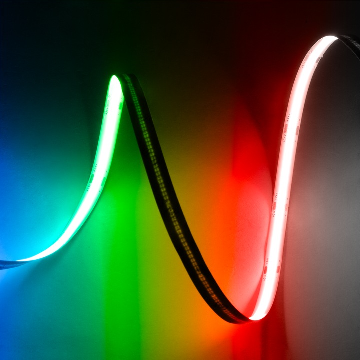 Benza LED Digitala Cob 2811, 20ic/m, 5m, 19w/m, RGB, 24VDC