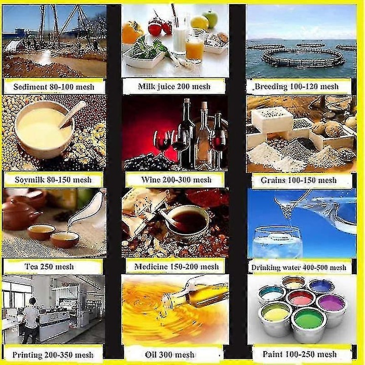 Plasa filtranta din nylon pentru alimente, 20-500 mesh, 1x5 m, alb