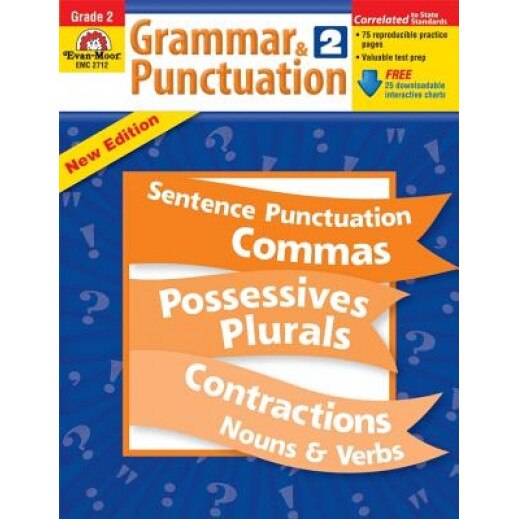 Grammar & Punctuation, Grade 2 [With CDROM], Evan-Moor Educational Publishers, Jo Ellen Moore