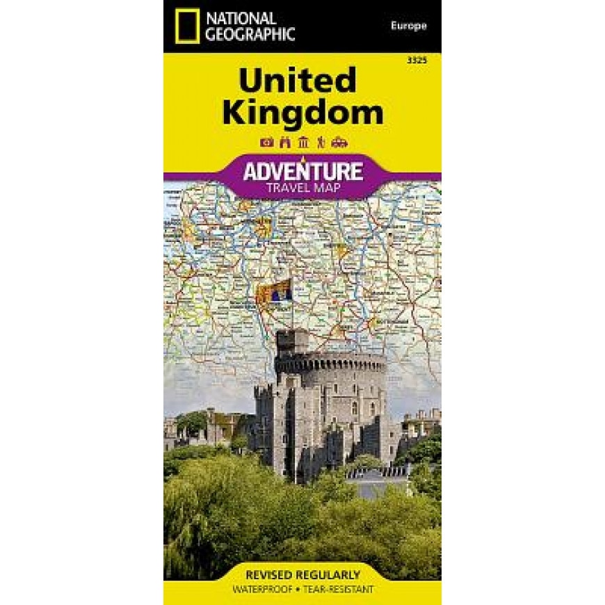 United Kingdom Adventure Travel Map, National Geographic Maps (Manufactured by)