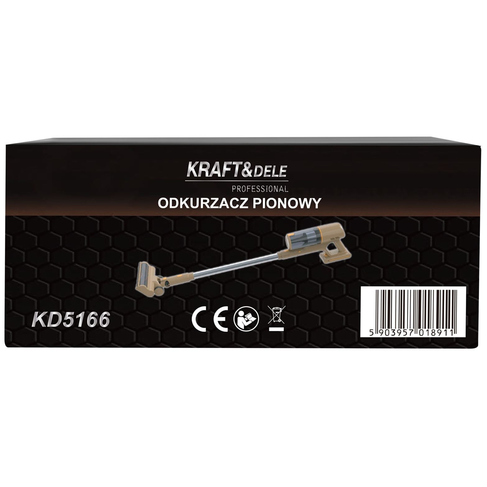 Aspirator vertical fara sac cu acumulator, 25.2 V, 2500 mAh, Kraft&Dele KD5166