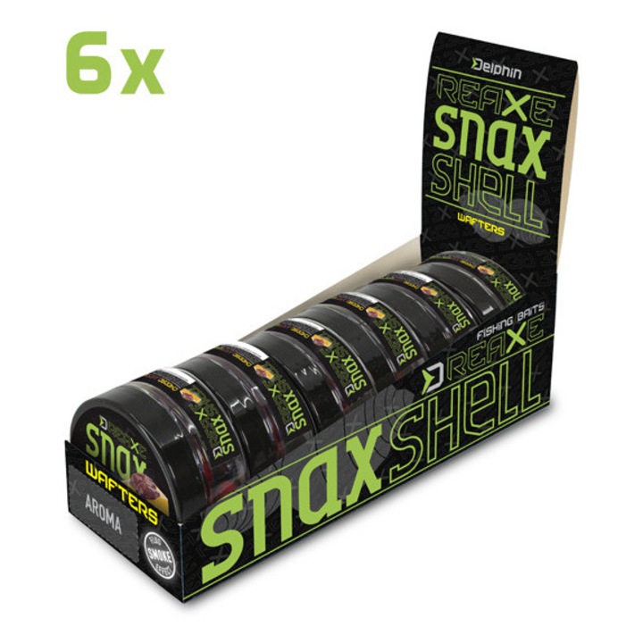 Momeală de cârlig Delphin D SNAX SHELL, 14mm, roz strident, 30g