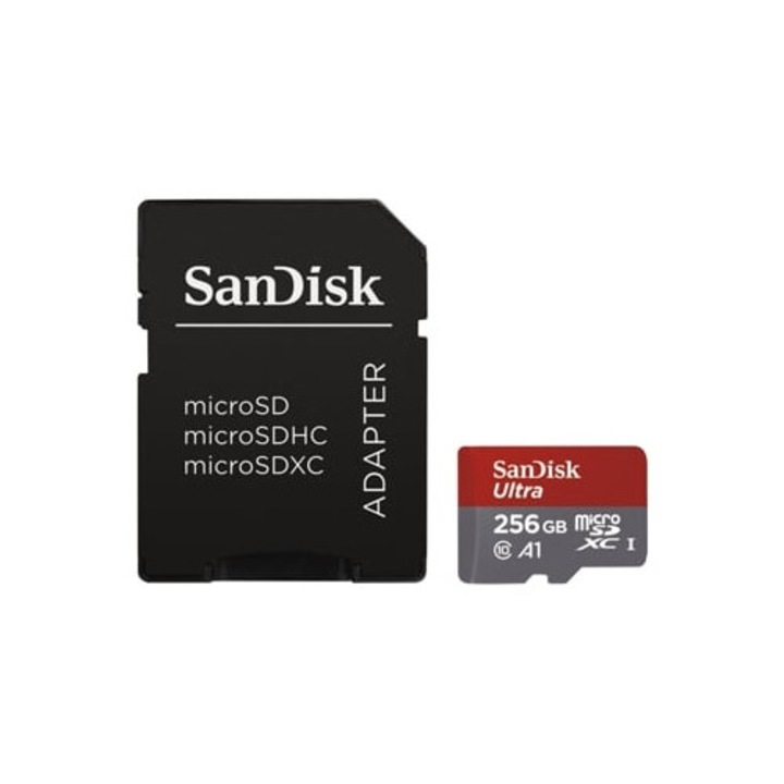 Карта microSDXC 256GB Ultra A1, 100MB/s