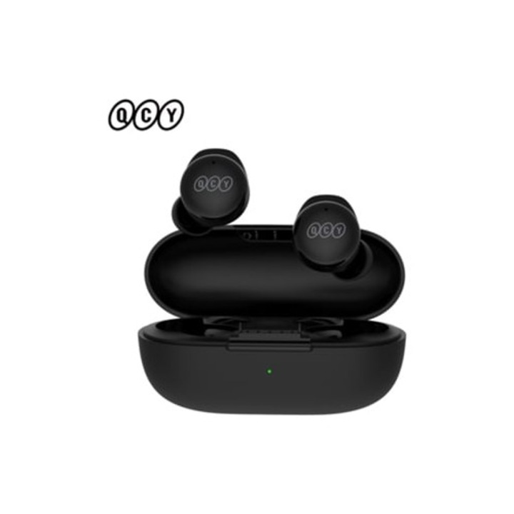 Casti Wireless QCY T17 Bluetooth 5.1, Hifi, fekete