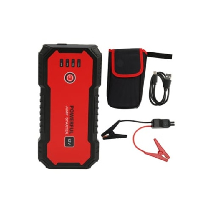 Redresor auto portabil 1500A 14000mAh, pentru motoare pe benzina de 7.2L si diesel de 5.5L