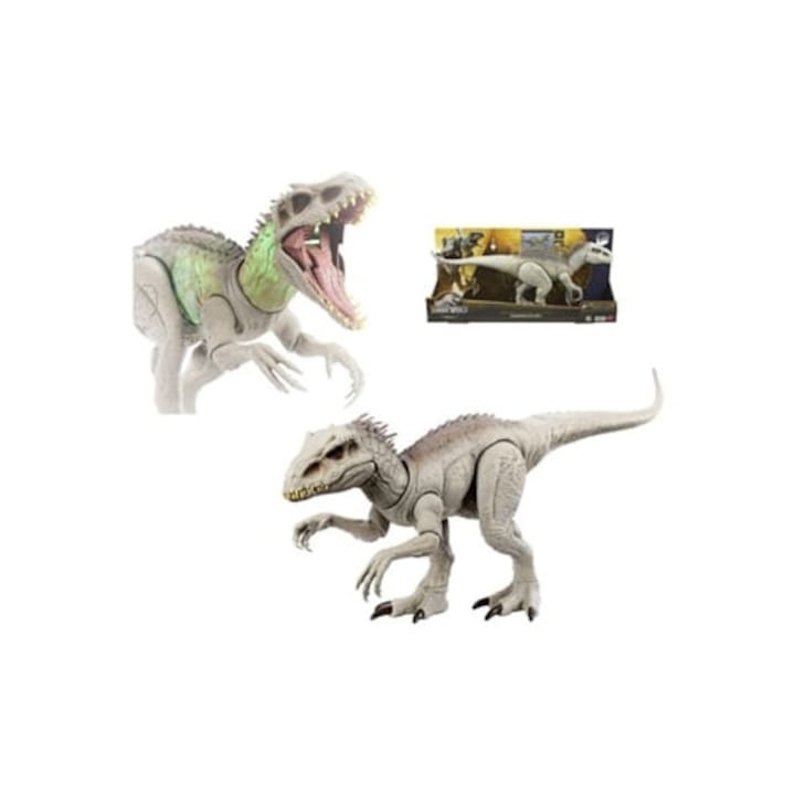 Jurassic World álcázó és hódító Indominus Rex figura, 4 éves kortól