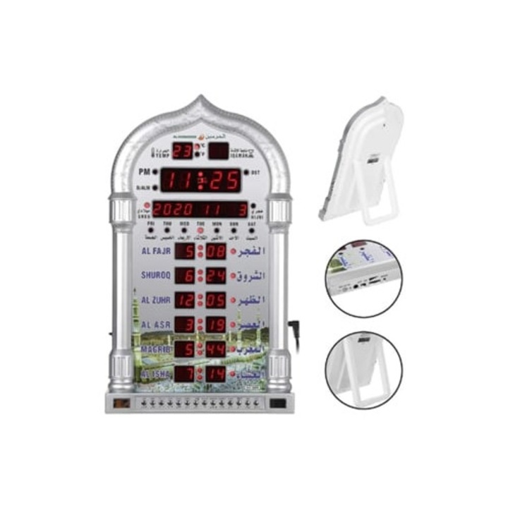 Dekoratív imaidő óra, távirányítóval, Mdug