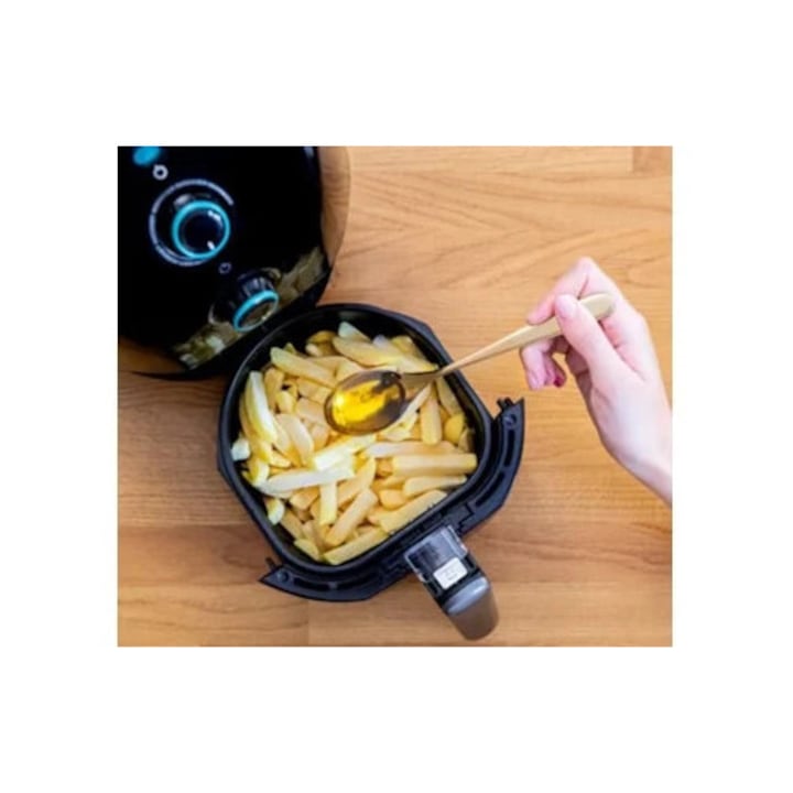 Фритюрник CECOTEC Rapid Moon, 1.5 кг, черен