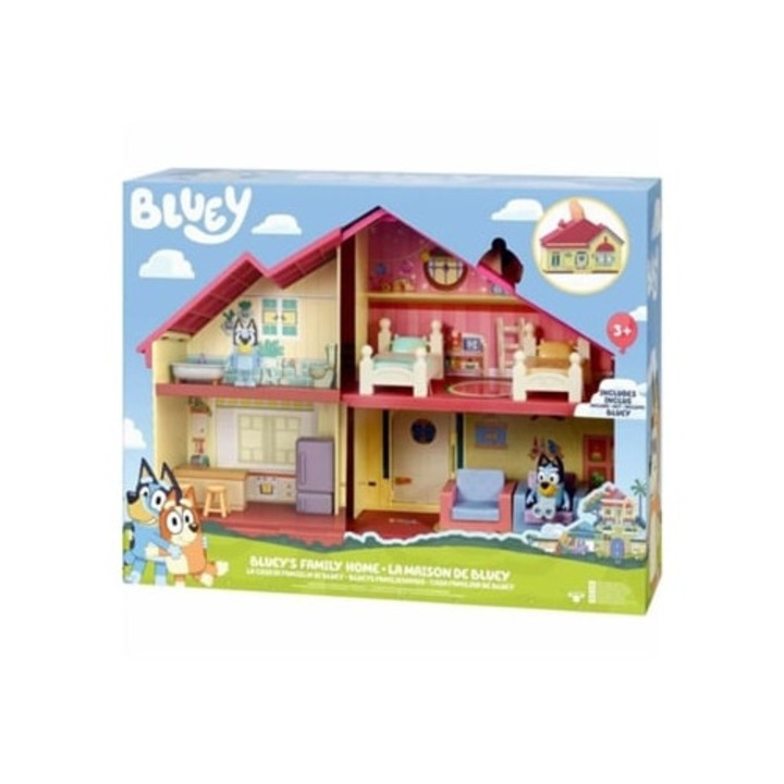 Фигурка Миниатюрна къща Bluey Mdug, 3 години+, синя
