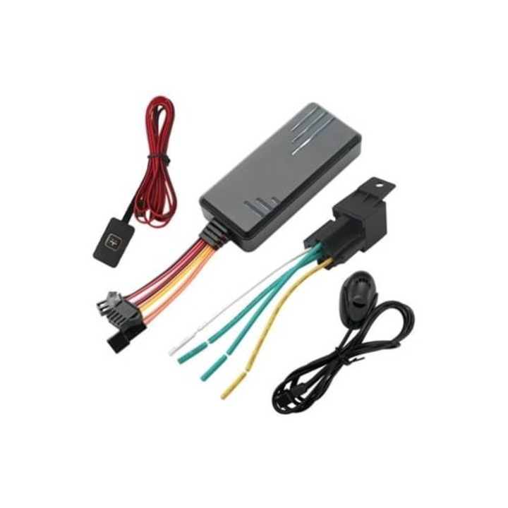 Dispozitiv spionaj GPS, tracker auto, moduri de urmarire in timp real, multicolor