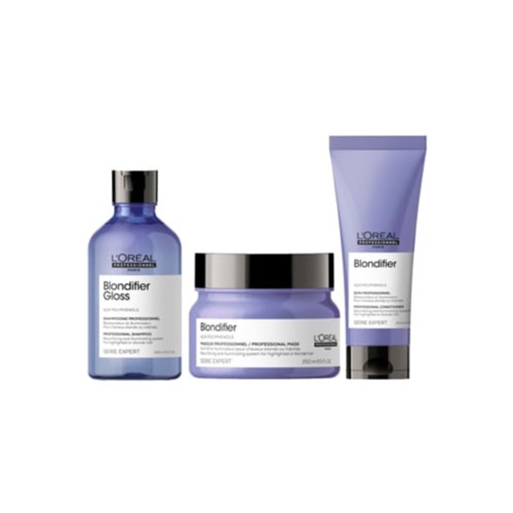 Vopsea de par LOREAL Se Blondifier Gloss Kit 4 3Uni, set