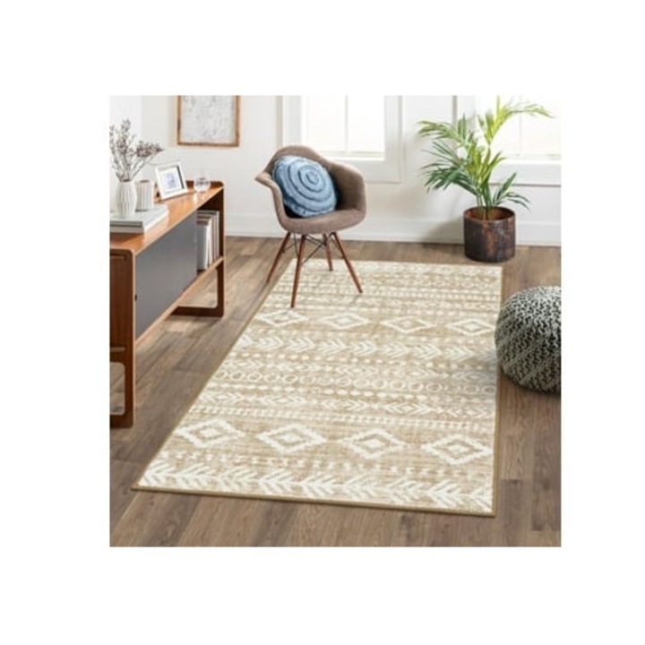 Кухненски килим, принтиран модел, противоплъзгащ и перящ се, 120x180см