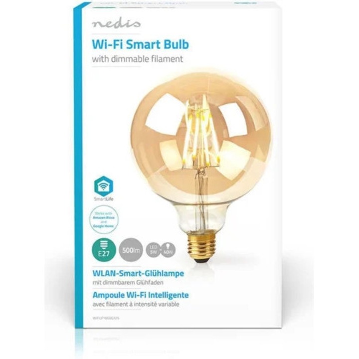 Arany LED WIFI lámpa, 30x10cm