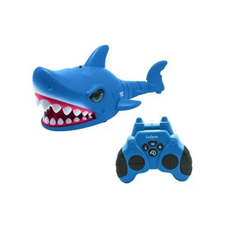 Robot de jucarie Rc Shark Crazy Shark cu telecomanda si efecte sonore