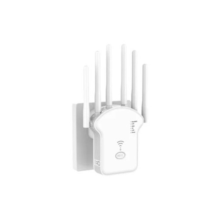 Adaptor wireless, WiFi dual-band, 1200 Mbit/s cu 4 antene, alb