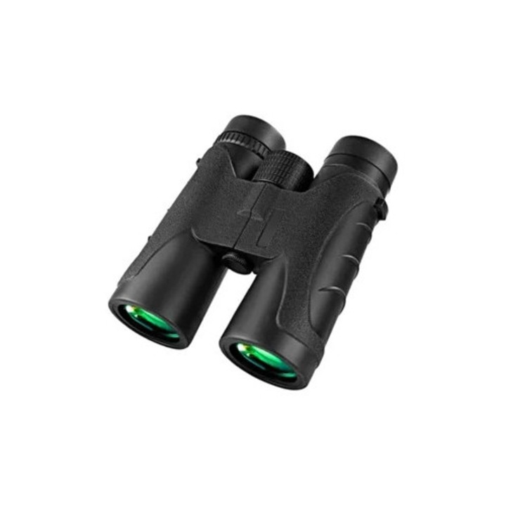 Binoclu profesional Mdug 10x42, negru, pentru observarea pasarilor si vanatoare