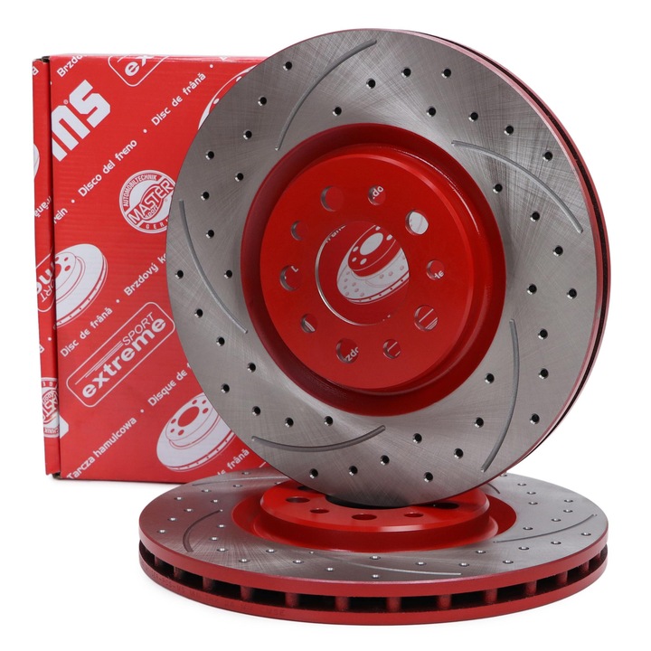 Set discuri de frana, Master-Sport Germany, pentru Alfa Romeo 159, Giulietta, Jeep Cherokee, 330mm, 2 buc
