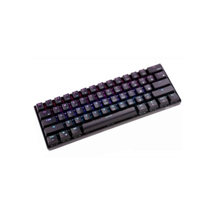 Tastatura ROYAL KLUDGE RK61 RGB, fekete, angol kiosztás