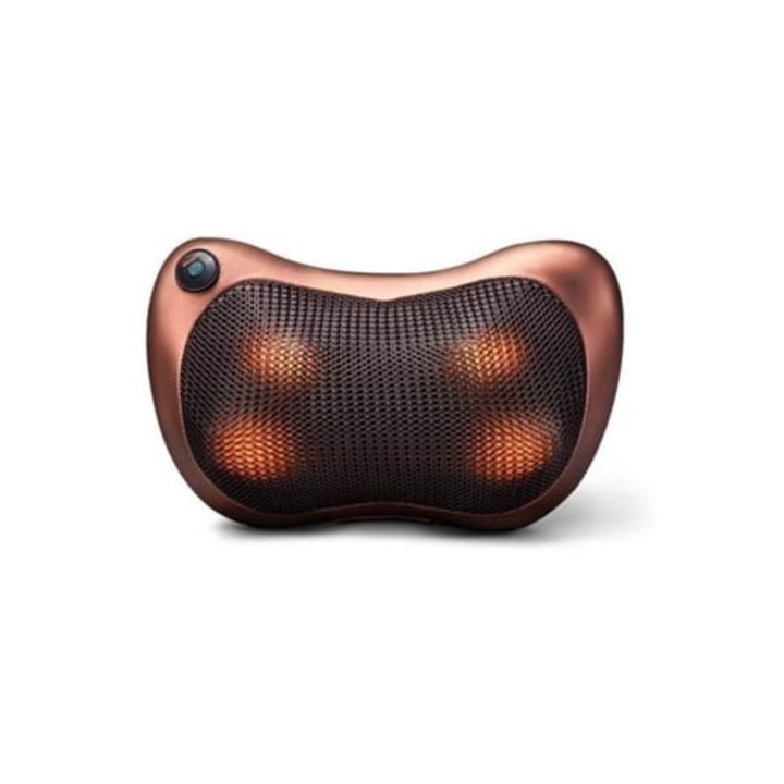 Шиацу масажна възглавница, електрически масажор за врат и гръб, дълбока релаксация