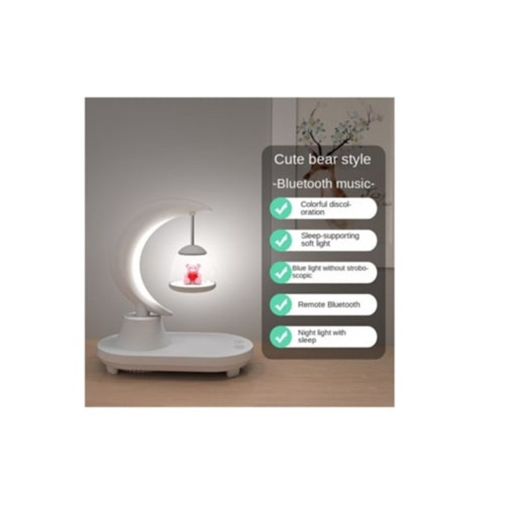 Veioza muzicala creativa cu lumina ambientala, Bluetooth, KH2023