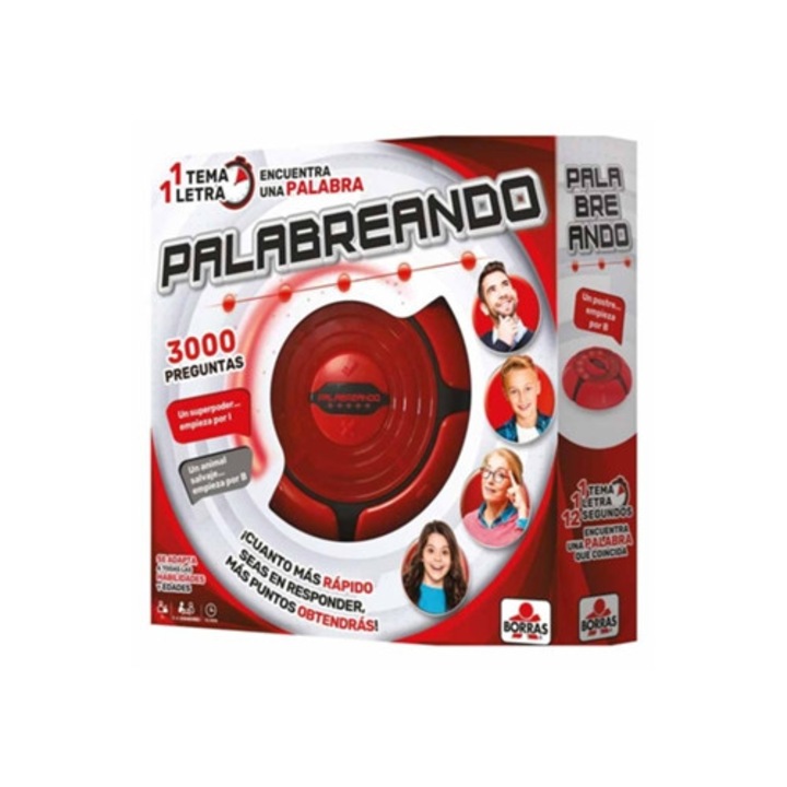 Társasjáték, Palabreando, spanyol változat, 6 éves kortól ajánlott