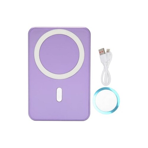 Power Bank Magnetic Wireless 10000mAh cu Suport Pliabil, Incarcare