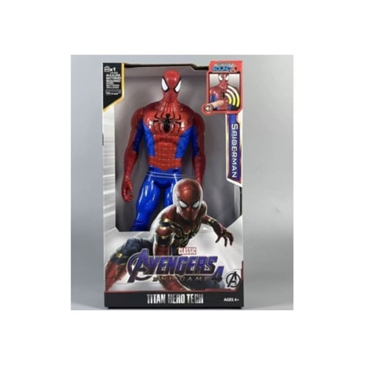 Фигурка Спайдър-Мен със звукови ефекти, 30 см