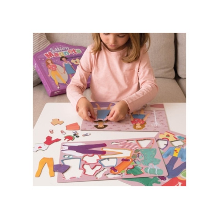 Joc educativ set APLI Magneti Fashion