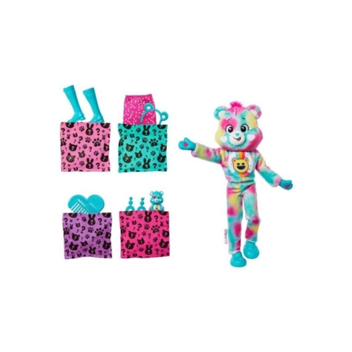 Papusa Barbie Cutie cu 10 surprize, set