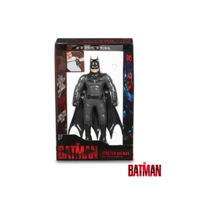 Papusa STRETCH Batman, 25cm, pentru copii de la 4 ani