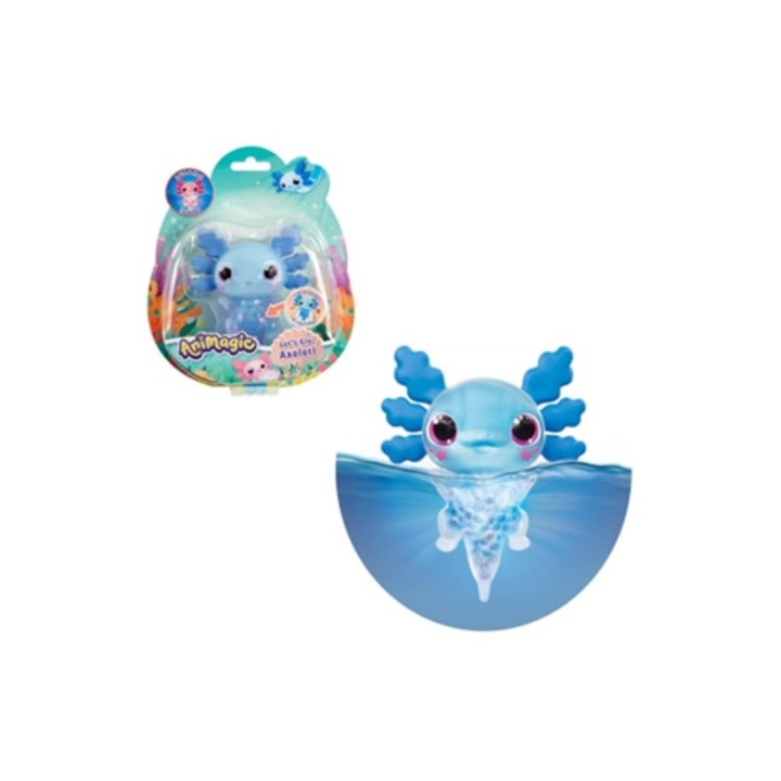 Jucarie interactiva copii, Axolotl, albastru