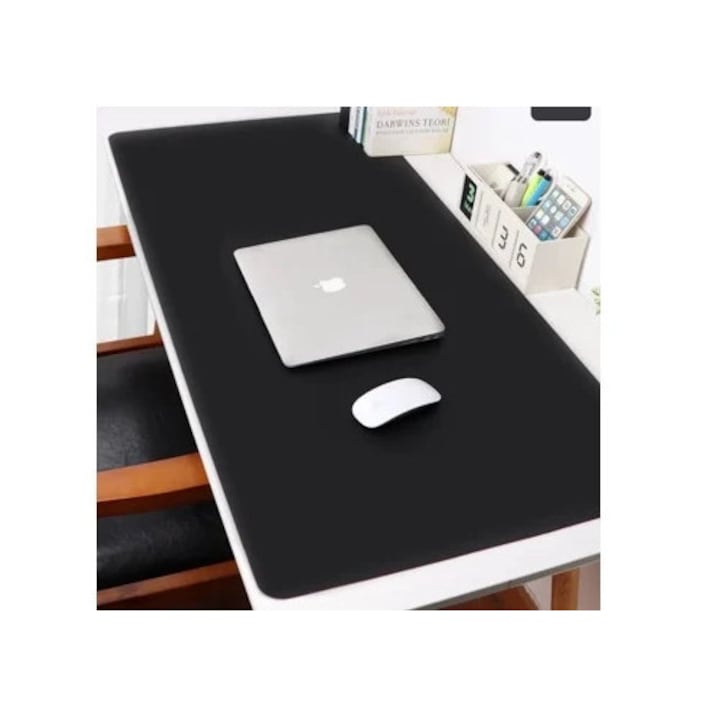 Mousepad mare Eifson, piele sintetica, impermeabil, 1200x450mm, negru