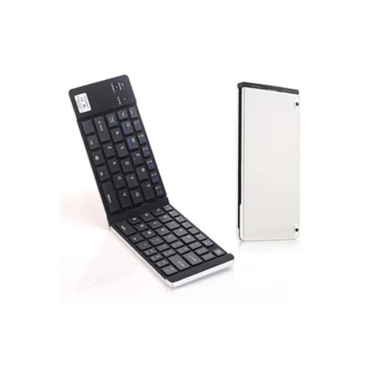 Tastatura AJAZZ 3060i, 84 taste, wireless, Bluetooth, roz, multicolor