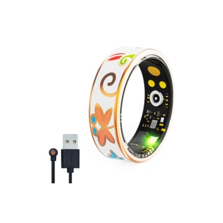 Inel inteligent R18A, monitorizare ritm cardiac, monitorizare somn, multicolor