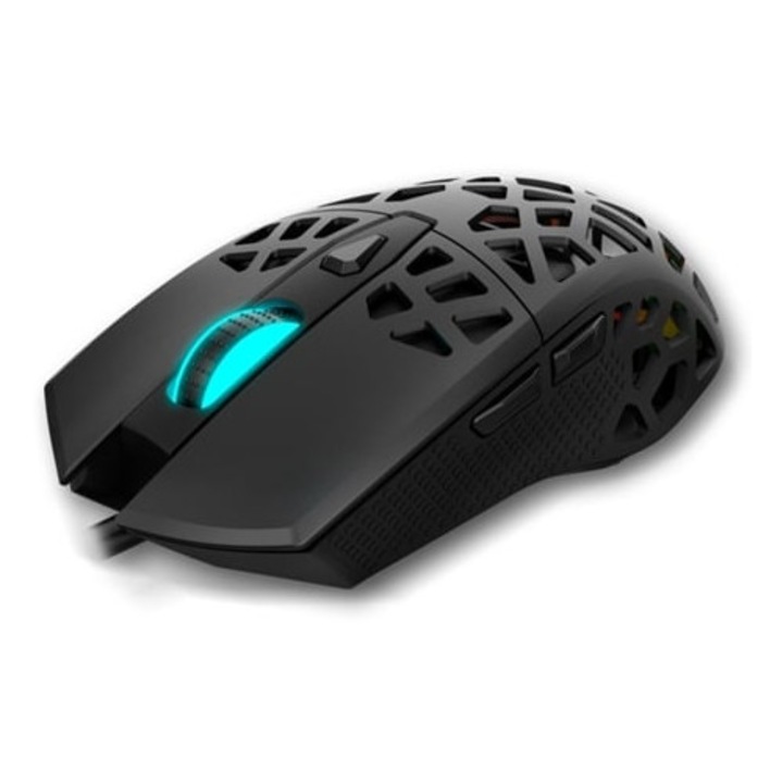 Мишка Krom Kaiyu, оптична, 12000 DPI, за дясна ръка, USB Type-A