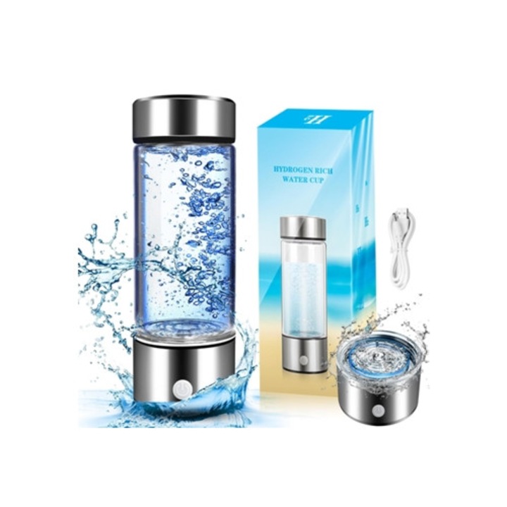 Преносим йонизатор за вода с PEM SPE технология, 420 мл, комплект