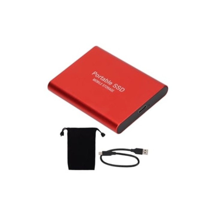 Преносим външен SSD USB 3.1, 1TB, компактен, издръжлив