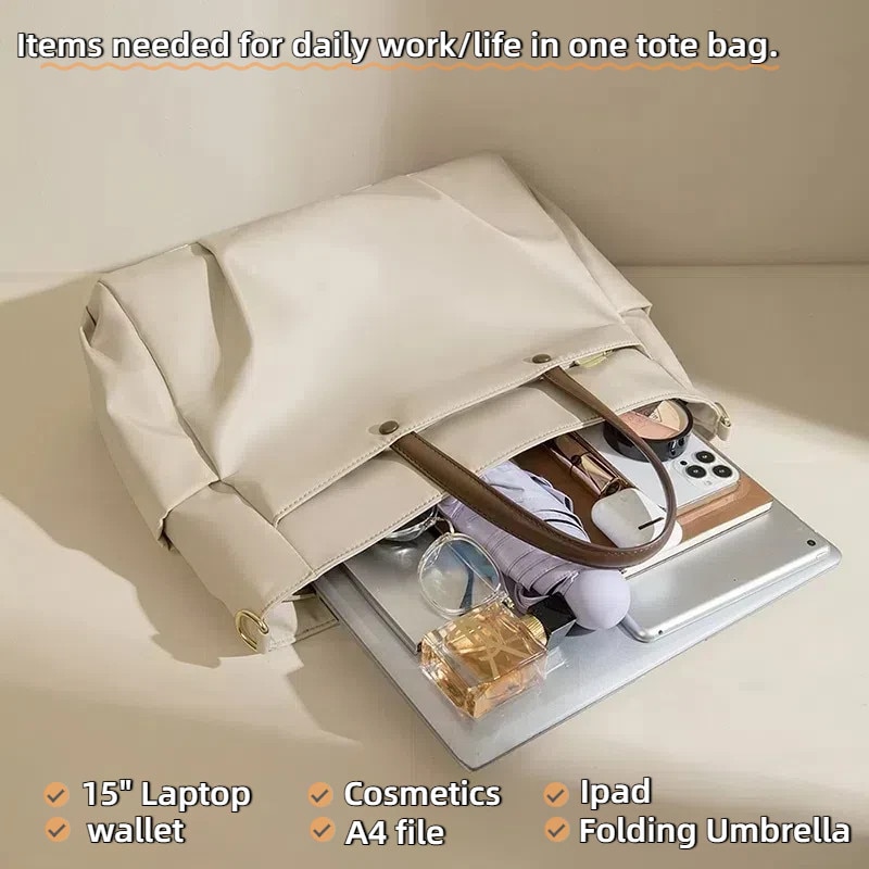 Geantă laptop Caisa, impermeabilă, rezistentă, 16 inch, 37x12x32cm