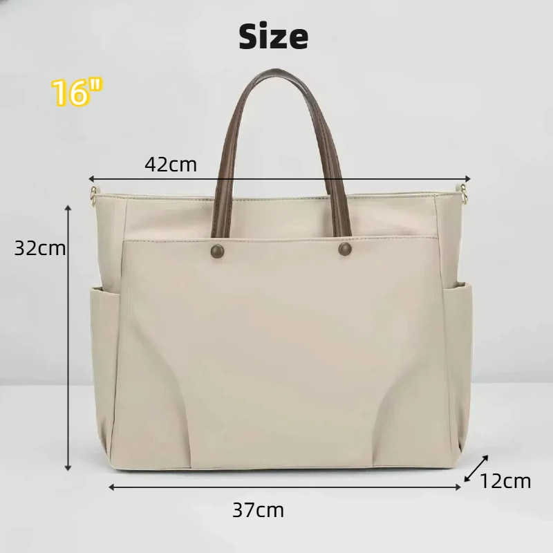 Geantă laptop Caisa, impermeabilă, rezistentă, 16 inch, 37x12x32cm