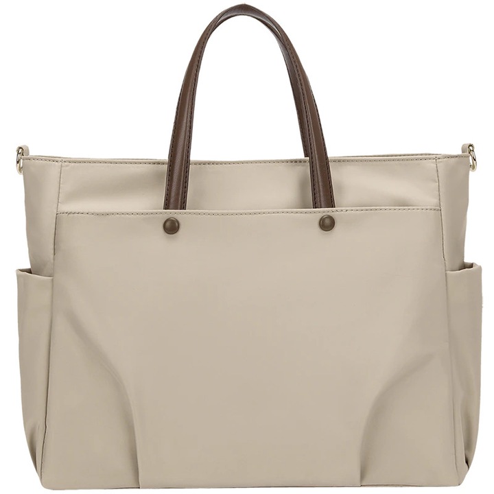 Laptoptáska dedikált laptoprekesszel, nagy kapacitású, vízálló, karcálló és tartós, Oxford szövet, 16 hüvelykes, 37 x 12 x 32 cm, Kajszibarack