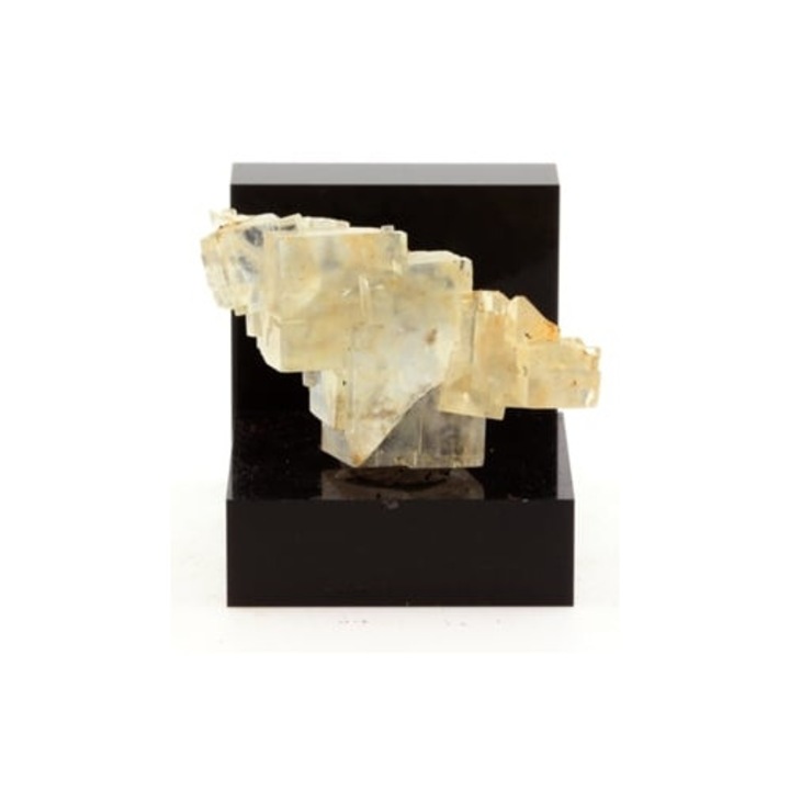 Cristal natural de fluorita alba, colectia Sylvain Desfarge, 60.6 ct, set de accesorii decorative