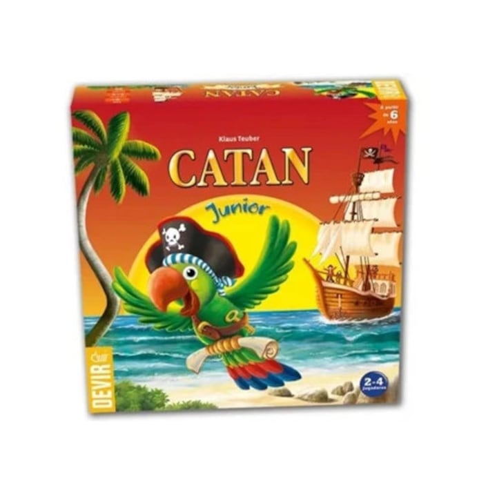 Catan Junior társasjáték, 2-4 játékos, 60 perc, többszínű