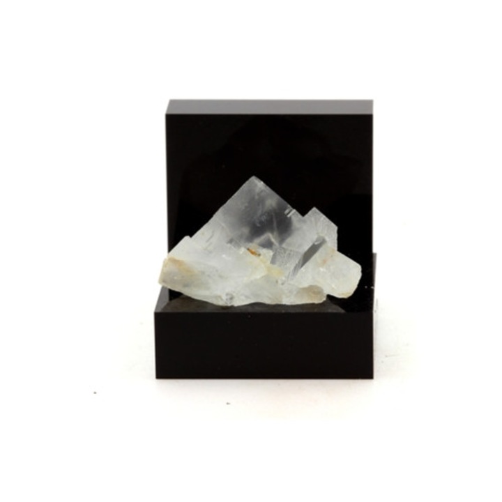 Fehér természetes fluorit kristály, Sylvain Desfarge gyűjtemény, 48.9 Ct, TRENDYFLAIR tanúsítvány