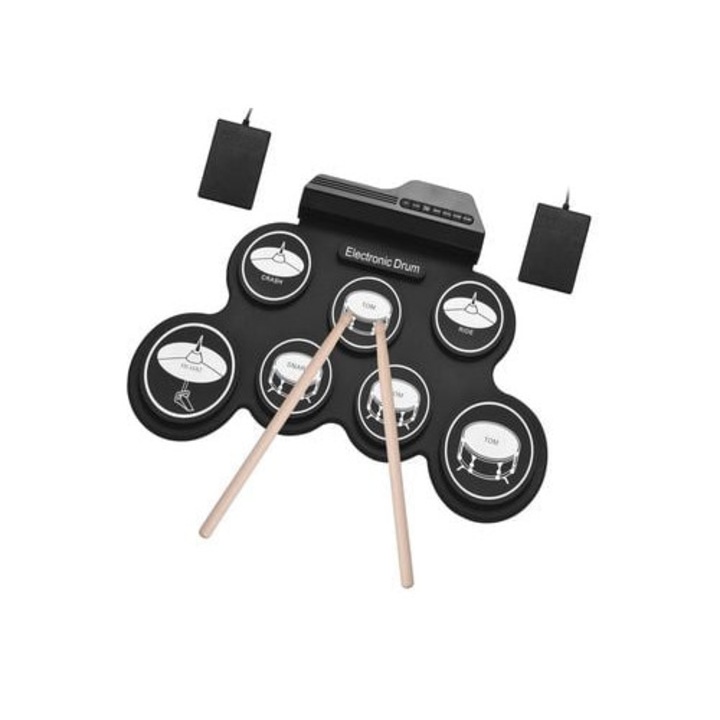 Set de tobe electronice G3002J, dimensiune compacta, silicon, USB