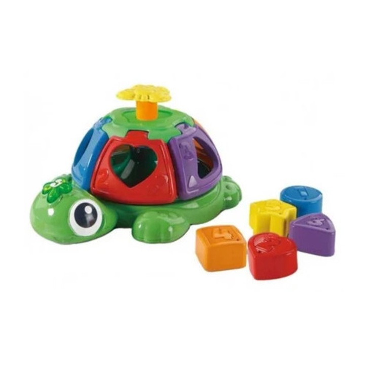 Jucarie interactiva bebelusi in forma de testoasa, varsta recomandata 1 an