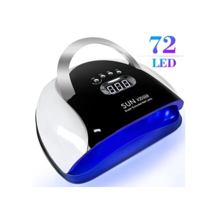 Eifson Sun X22 Max UV LED lámpa manikűrhöz/pedikűrhöz, 72 LED, fekete