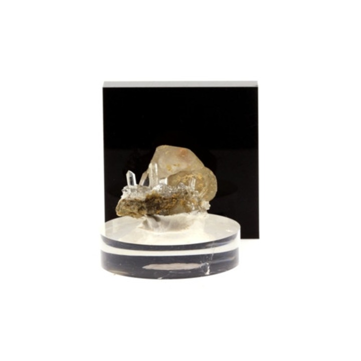 Cristal de Fluorita Alba, Pietre Naturale Rare, Colectia Sylvain Desfarge, 49.9 Ct