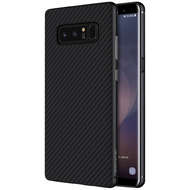 Capac de protectie Nillkin Carbon Fiber pentru Samsung Galaxy Note 8, negru
