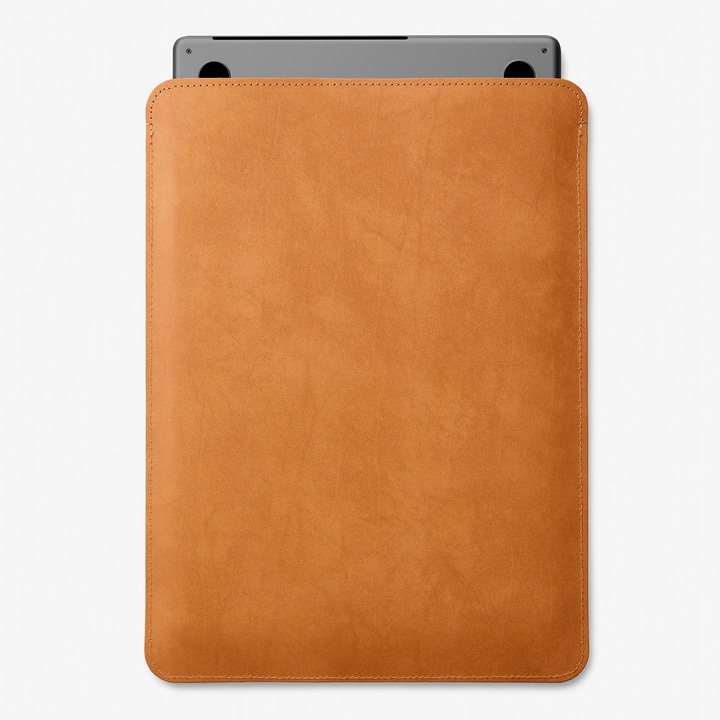 Husa pentru MacBook Air 15 M3 Baltan Sleeve 15 inch din piele naturala premium rezistenta la apa, maro